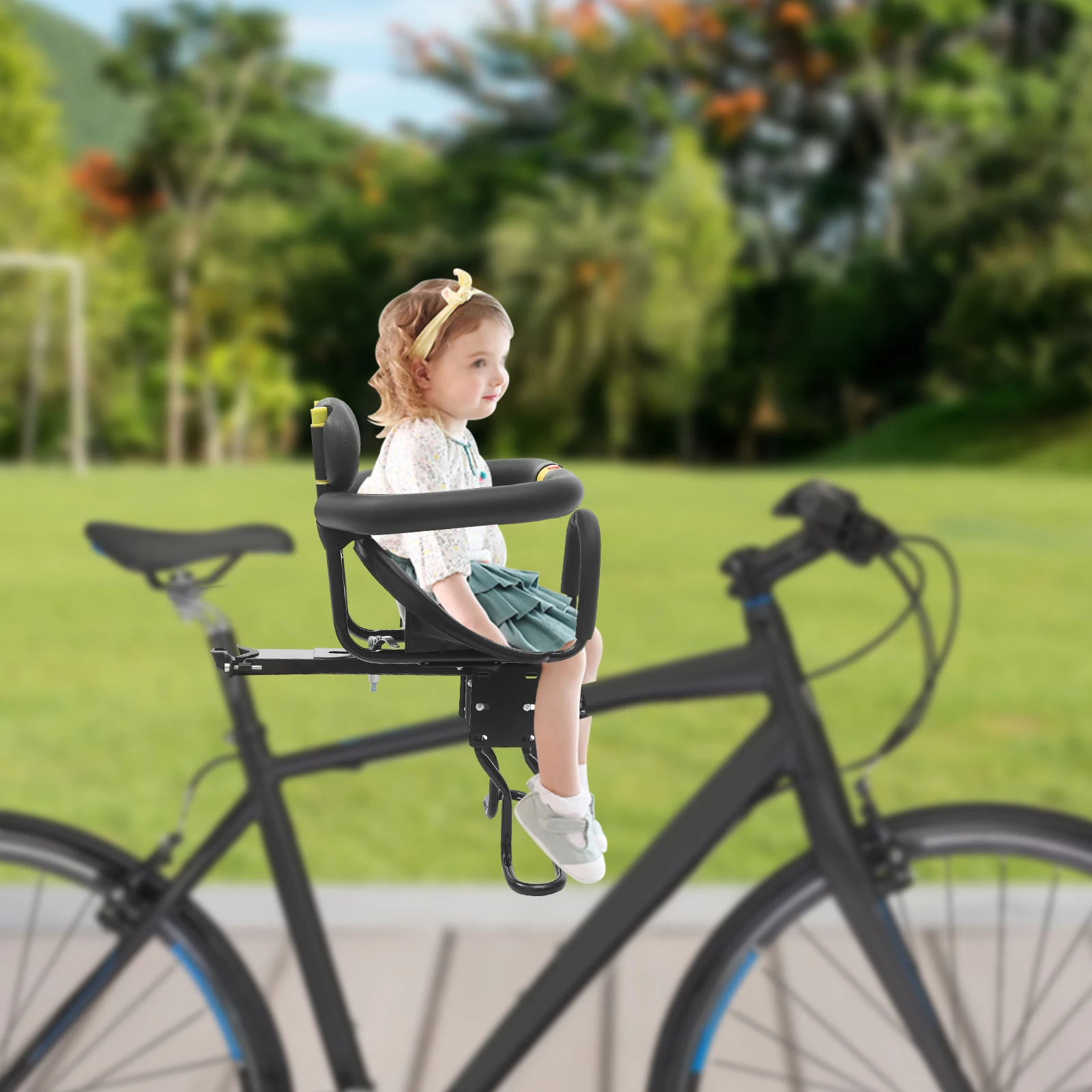Asientos delanteros portátiles para bicicleta de montaña, asiento para bicicleta infantil, asiento para bicicleta de bebé aplicable de 8 meses a 6 años
