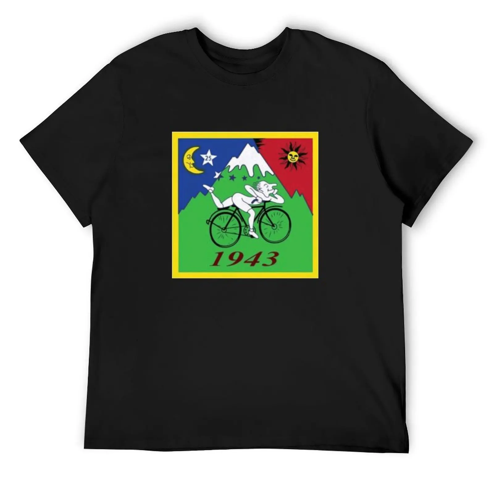 

Bike Trip 1943 Lsd Acid Dr Albert Hofmann T T-Shirt summer tops vintage men workout shirt