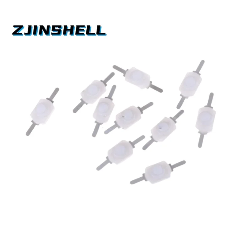 10pcs 1A 30V DC 2A 250V White/Black Latching On Off Mini Torch Push Button Switch Hot sale