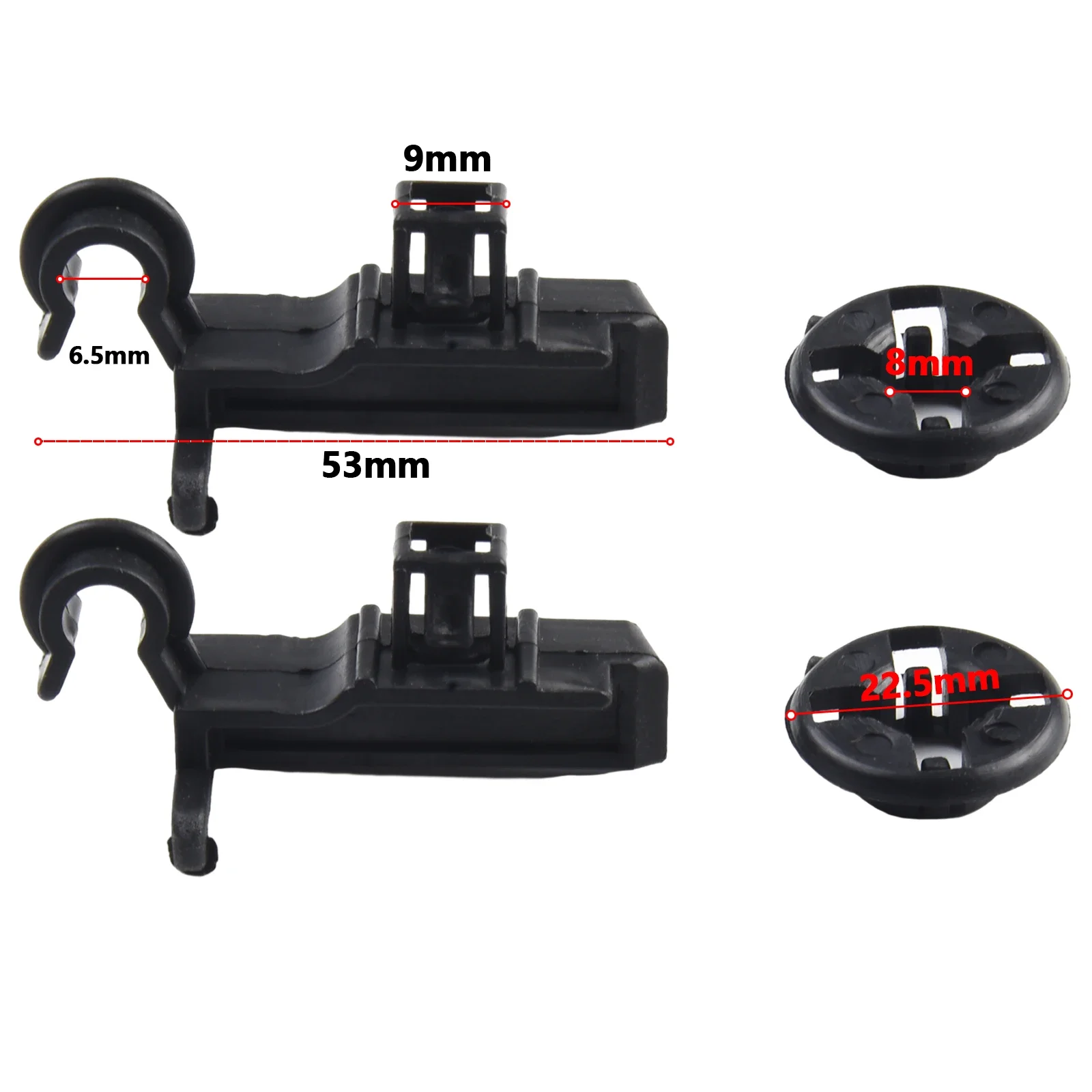 

Clamp Clips 53452-02060 Accessories Parts 2 Set Car Hood For Toyota Plastic Replacement Stay Holder High Quality