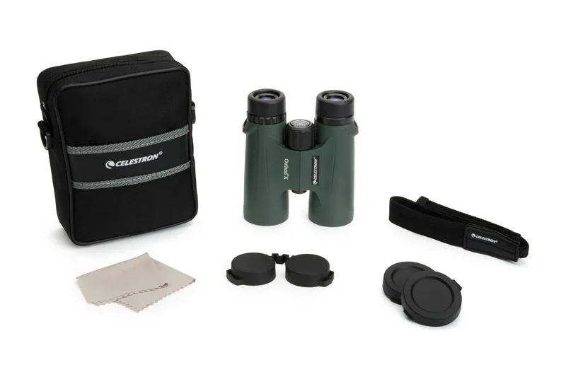 Celestron Outland x 10x42 Fernglas wasserdichtes und nebels ic heres Fernglas für Erwachsene Mehrfach beschichtete Optik und BaK-4 prismen – Detail 8