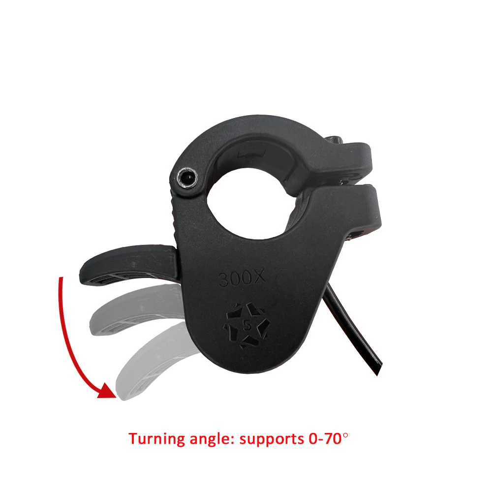 WUXING 300X Thumb Throttle for Electric Bicycle Scooter Ebike Accelerator 24V 36V 48V 72V Right/Left Hand Universal Accessory