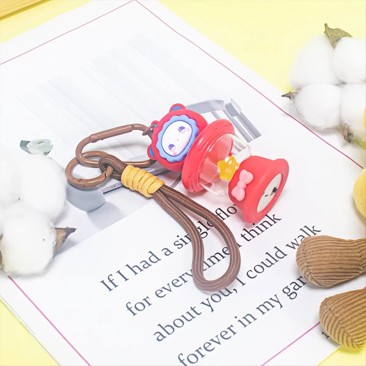 For Anti-Lost Device Night Light Pendant Protective Cover Cartoon Cute Children Couple Dustproof Storage