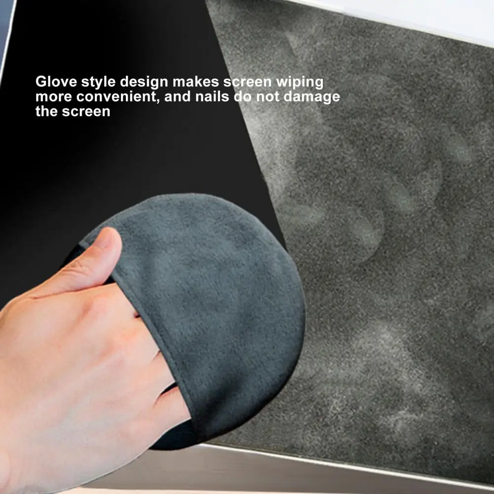 Tablet Screen Cloth Microfiber Screen Cleaner Cloth for Phone Tablet Computer Car Portable Round Square Wiping for Multi-media