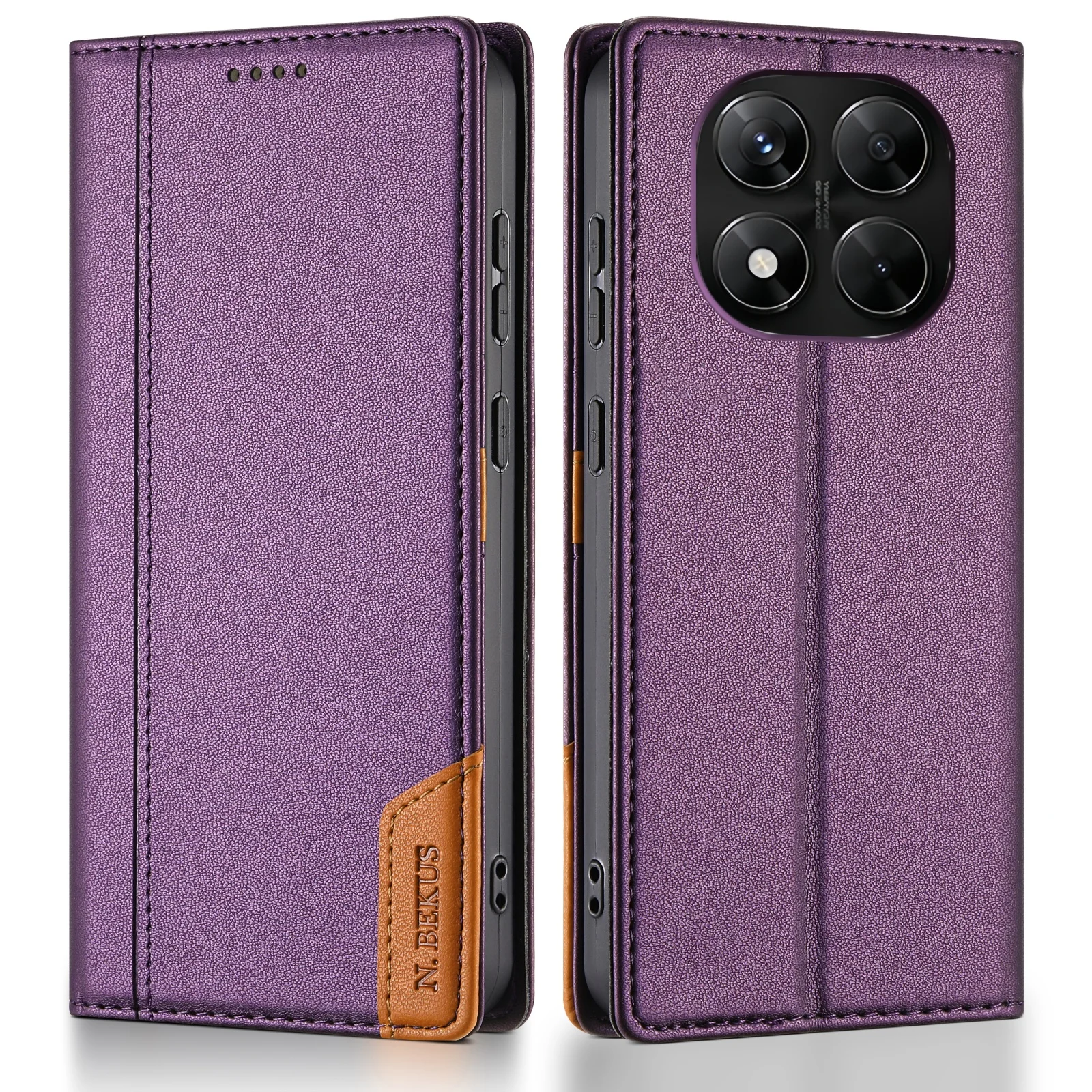 

Флип-кошелек с магнитными картами Solt для Xiaomi Redmi Note 14 Pro Plus 13 12 11 14C 13C RFID-блокирующий деловой чехол