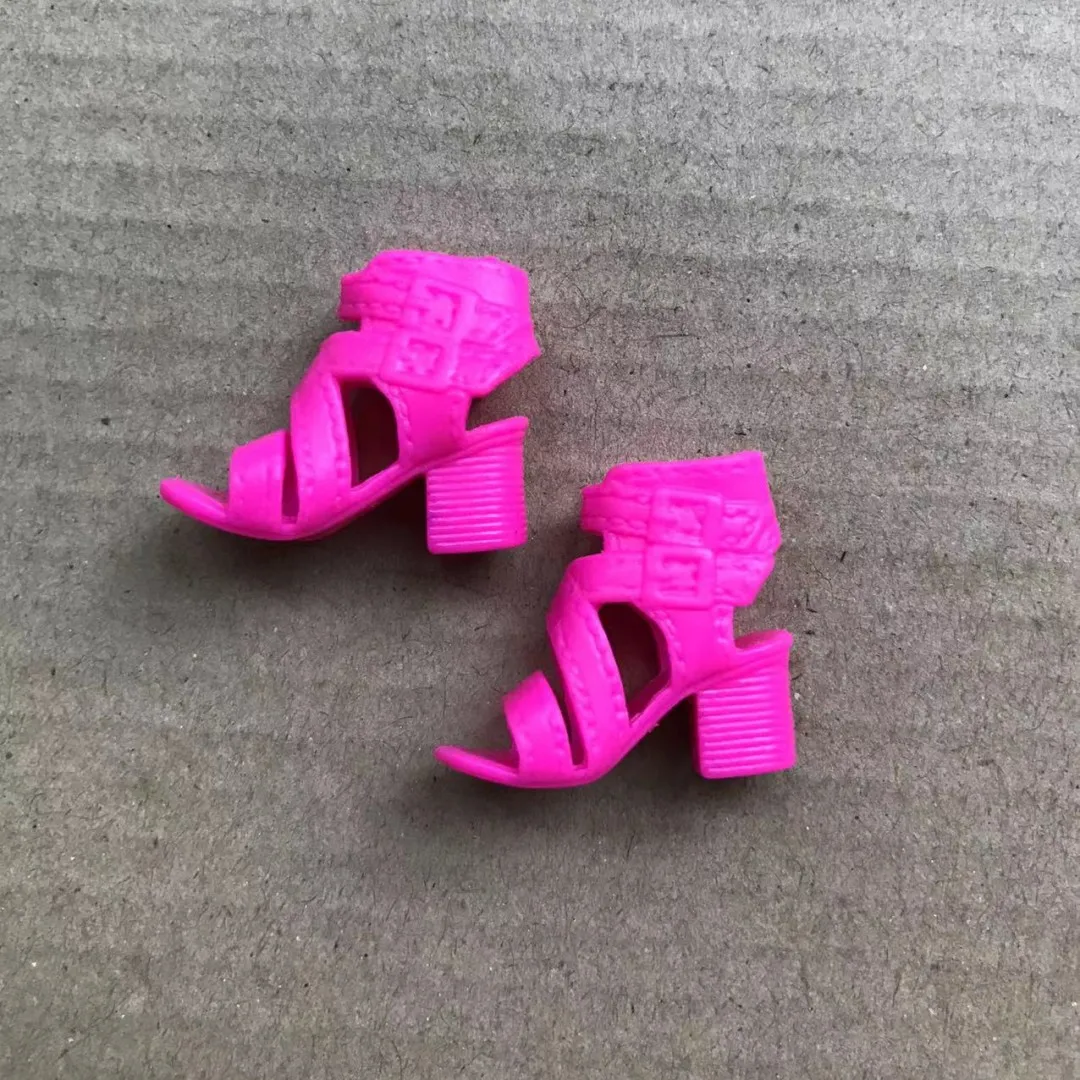 Zapatos de muñeca de calidad Original, sandalias para muñeca de tamaño 1/6, botas DIY, decoraciones coloridas para muñecas, tacones altos, accesorios para muñecas, nuevas piezas para muñecas