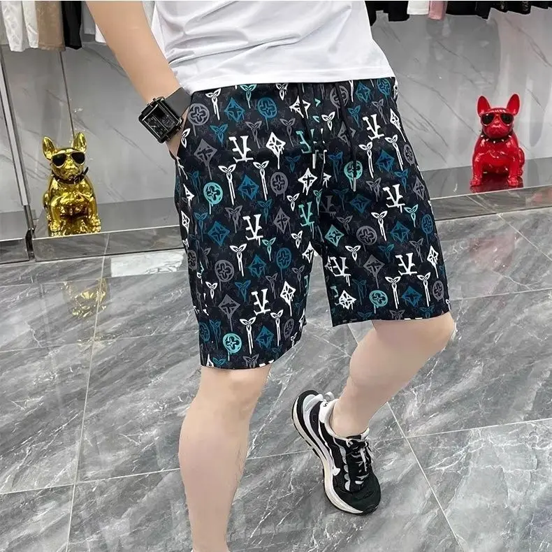 New shorts men's five points summer cool trend spirit guy handsome summer essential shorts l