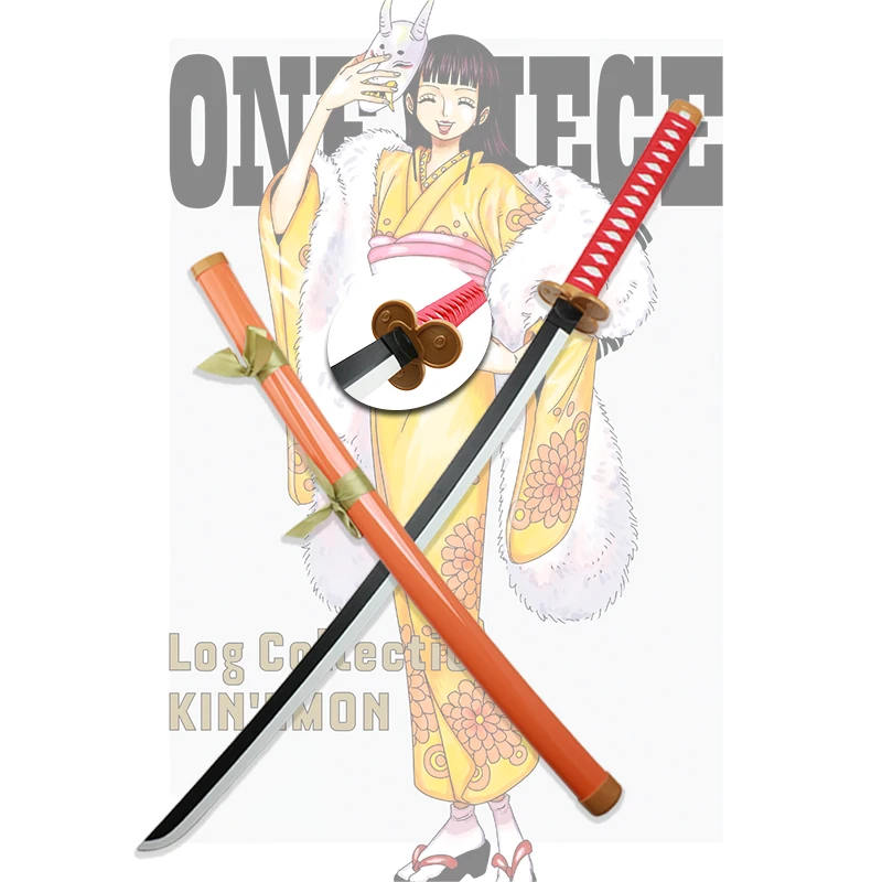 Anime Cosplay Espadas De Madeira, Kikunojo Samurai Sword, Decorar Presentes Originais, 104cm, Novo