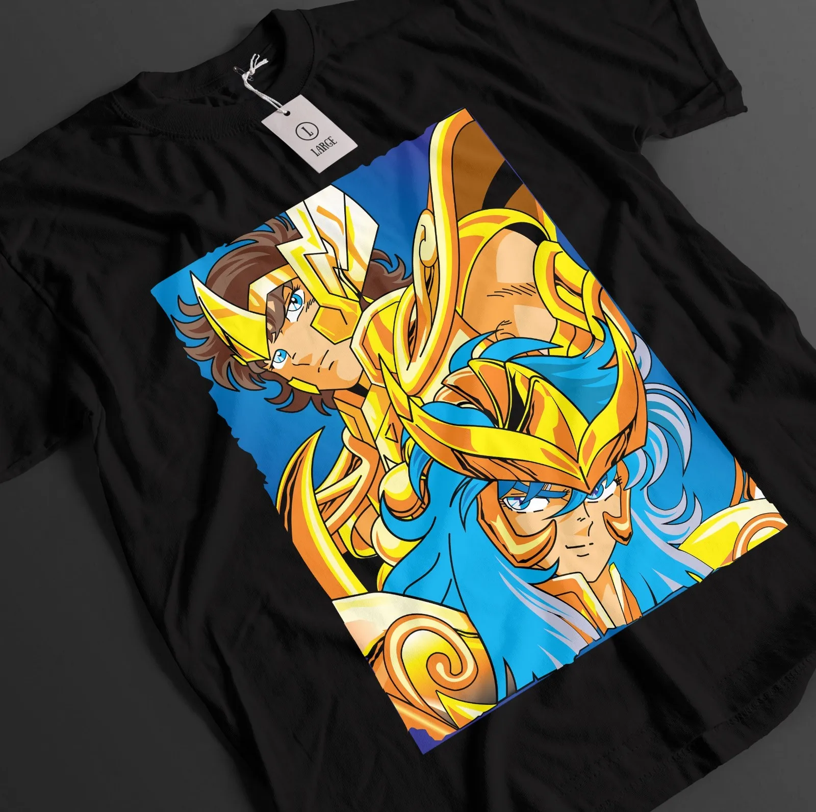 Saint Seiya Shirt Shiryu Tshirt Hyoga T-Shirt Shun Top Ikku Anime Graphic Tee