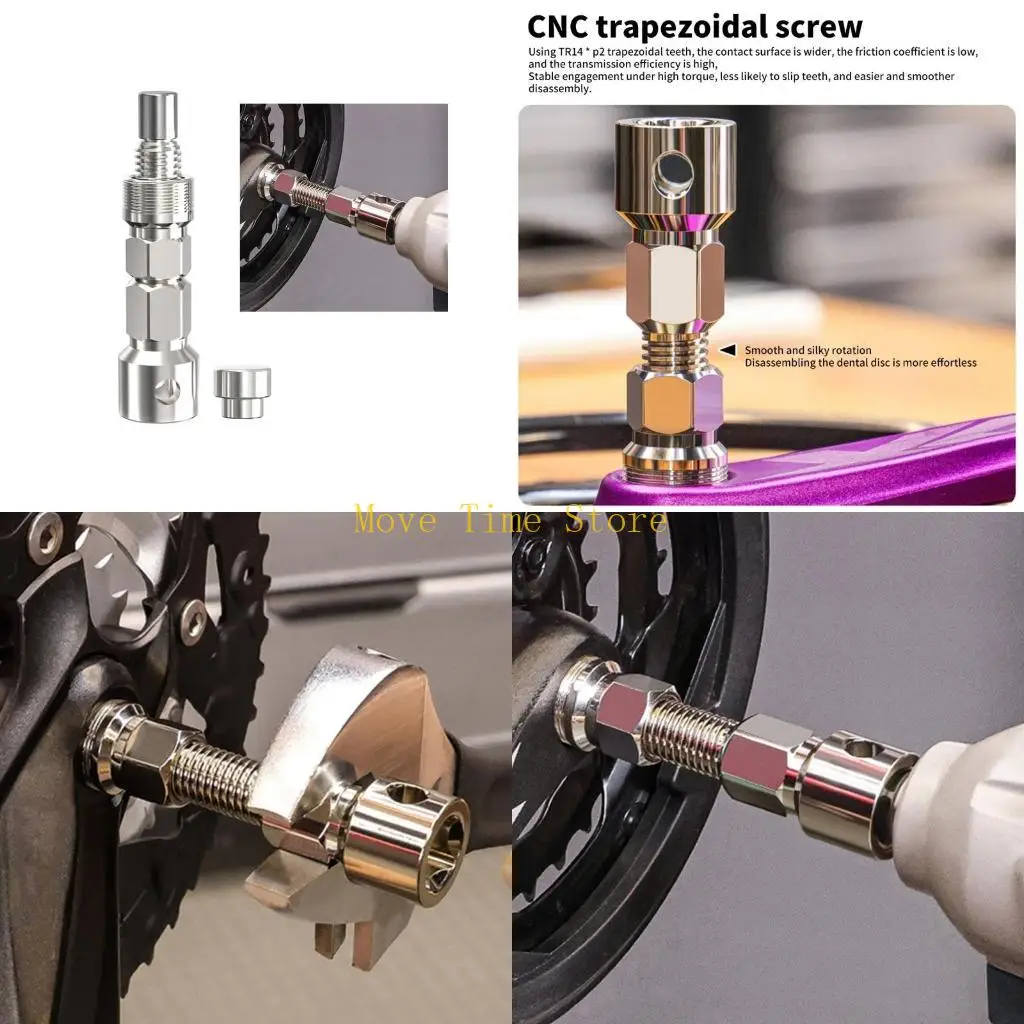

92ME Professional Square Taper Crank Extractor Removal Installation Tool For Road Bicycles Mountain Bikes Maintenance Use