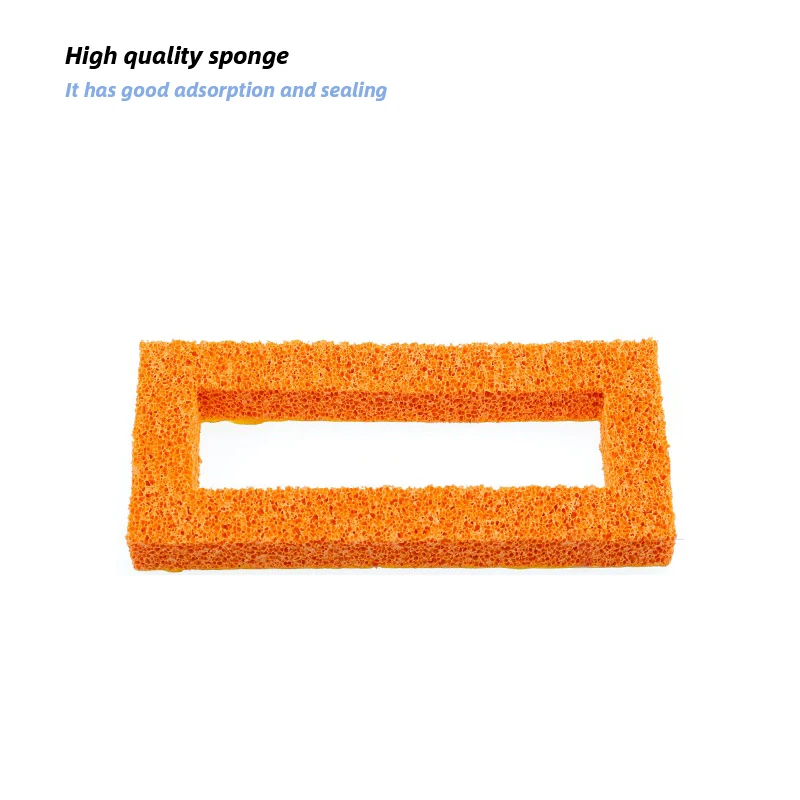 Pneumatic industrial sponge suction cup manipulator, large suction power, large flow traceless gripper
