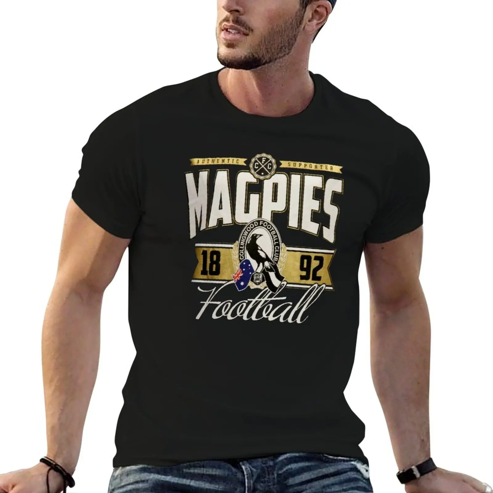 

Collingwood T-Shirt mens graphic t shirts printed t shirts for man T-Shirt