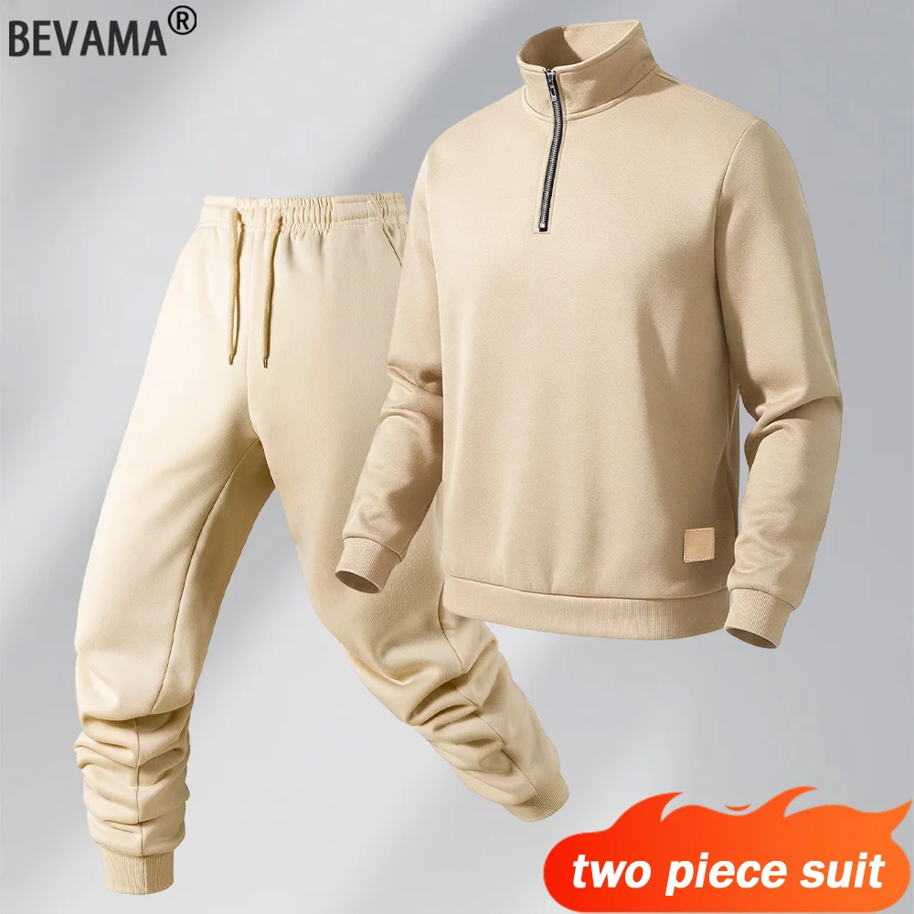 

Autumn Hot Selling Men's Sweatshirt+casual Pants Two-piece Outdoor Multi Pocket Pullover and Sports Pants Set Daily Tracksuit