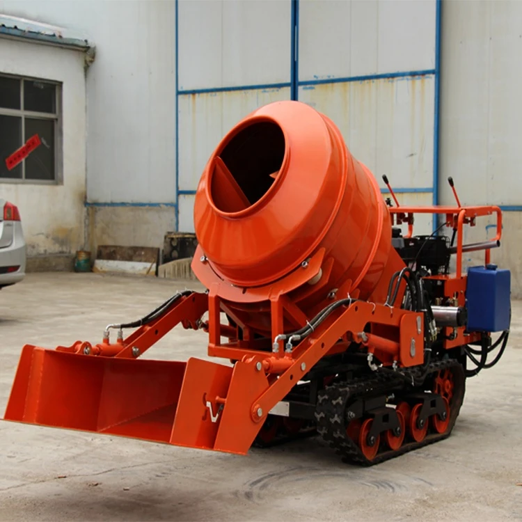 YG Concrete Mixer Tracked Dumper Cement Mixer of 350L Self-Loading Crawler Concrete Mixer Machine /truck Mounted Concrete