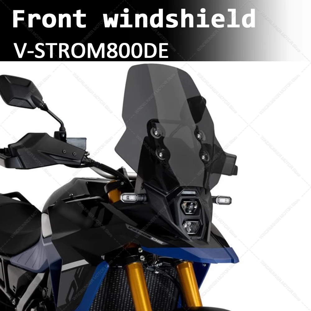 

For V-STROM 800DE Great Quality PMMA Wind Deflector Motorcycle Front Fairing Windscreen Windshields Covers Motorbikes Deflector