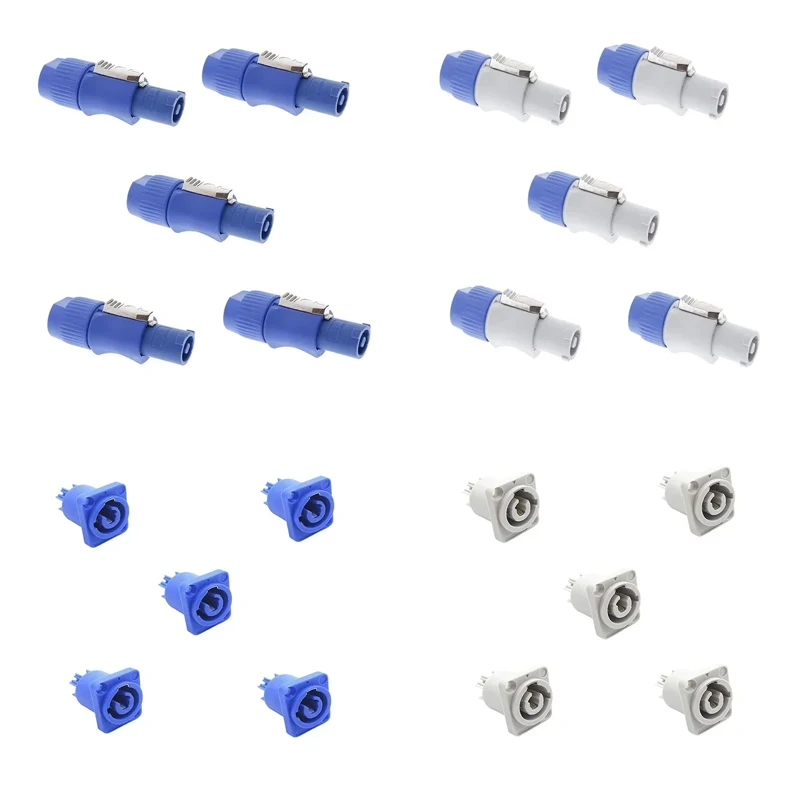 

1/5/10Pcs 3 PIN AC Powercon Connector Male Plug NAC3FCA NAC3FCB AC Cable 20A 250V Power Plug Adapter for Stage Light LED Screen