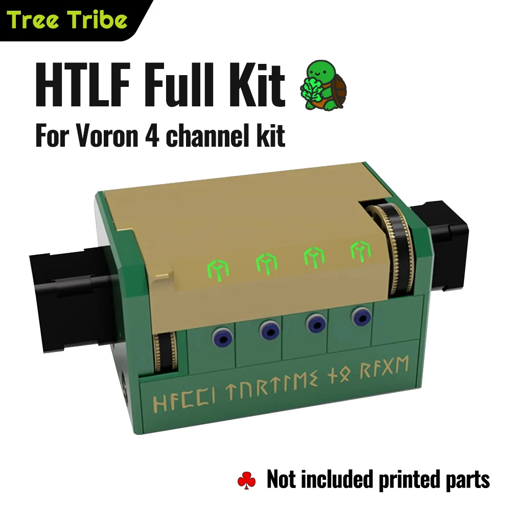 Tree Tribe HTLF Full Kit Happy Turtle Lettuce Feeder Small BoxTurtle An Easy Affordable Multi Color System For 3D Printer Voron