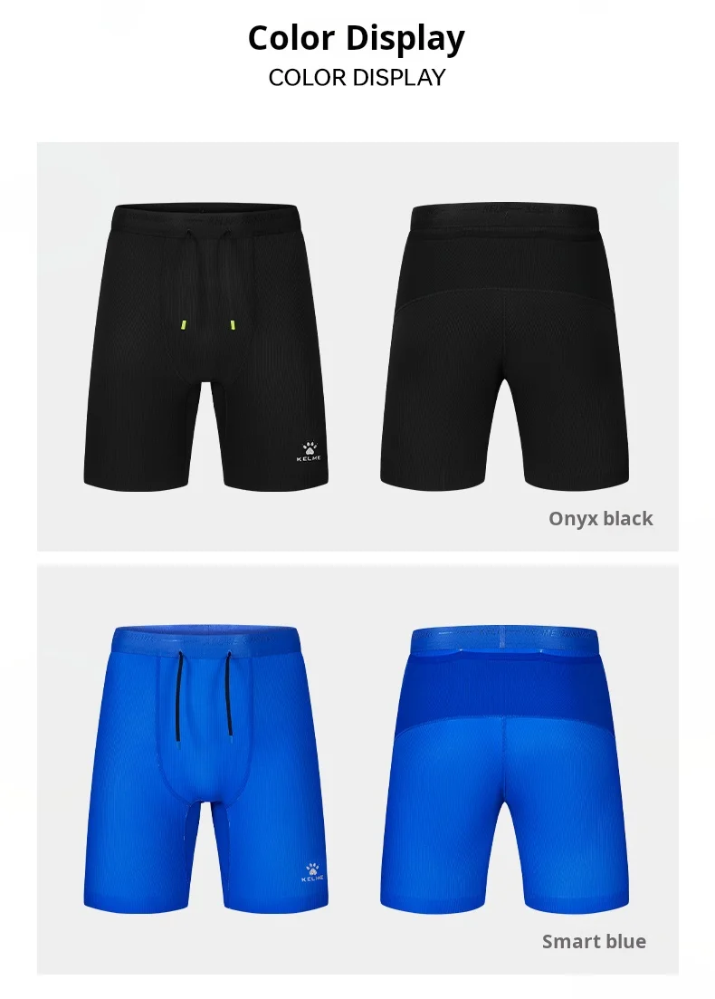 Kelme Herren Speed Dry Laufshorts Professionelle Trainings-Marathon-Shorts mit Hüfttasche Outdoor-Sportshorts – Detail 13