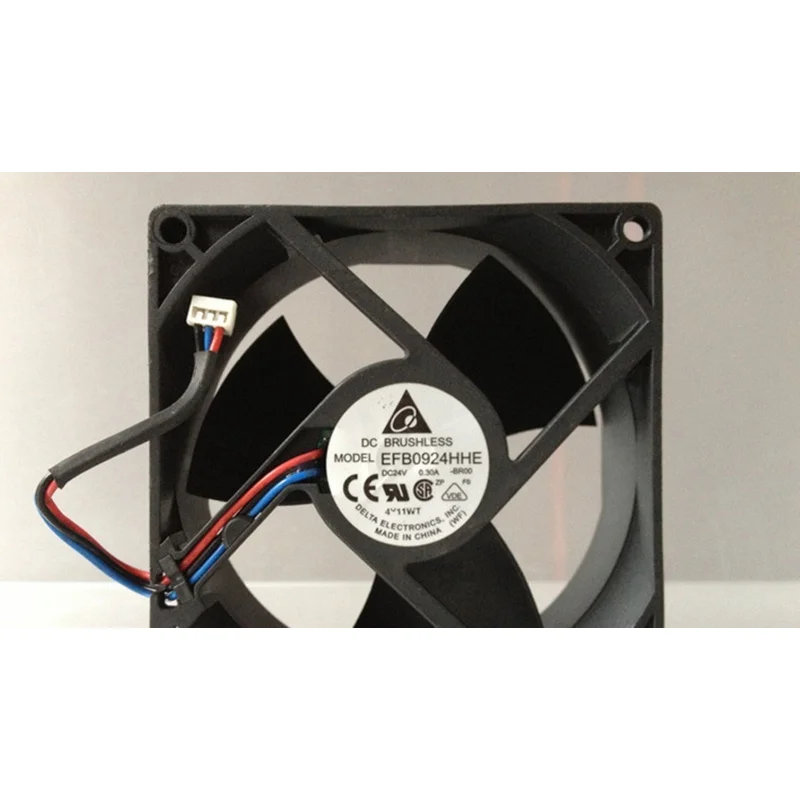 

HJY inverter cooling fan EFB0924HHE-BR0 0 24V 0.30A NEW *ll