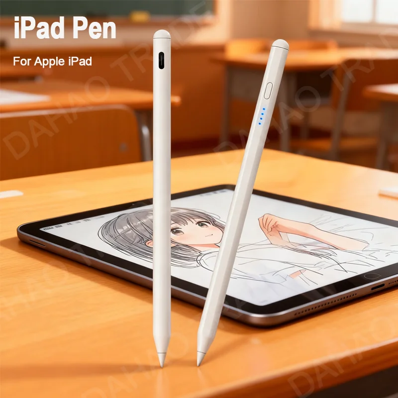 

For Apple Pencil 2 1 Palm Rejection Power Display iPad Accessories iPad 2022 2021 2020 2019 2018 Pro 11 12.9 Air Mini Stylus Pen