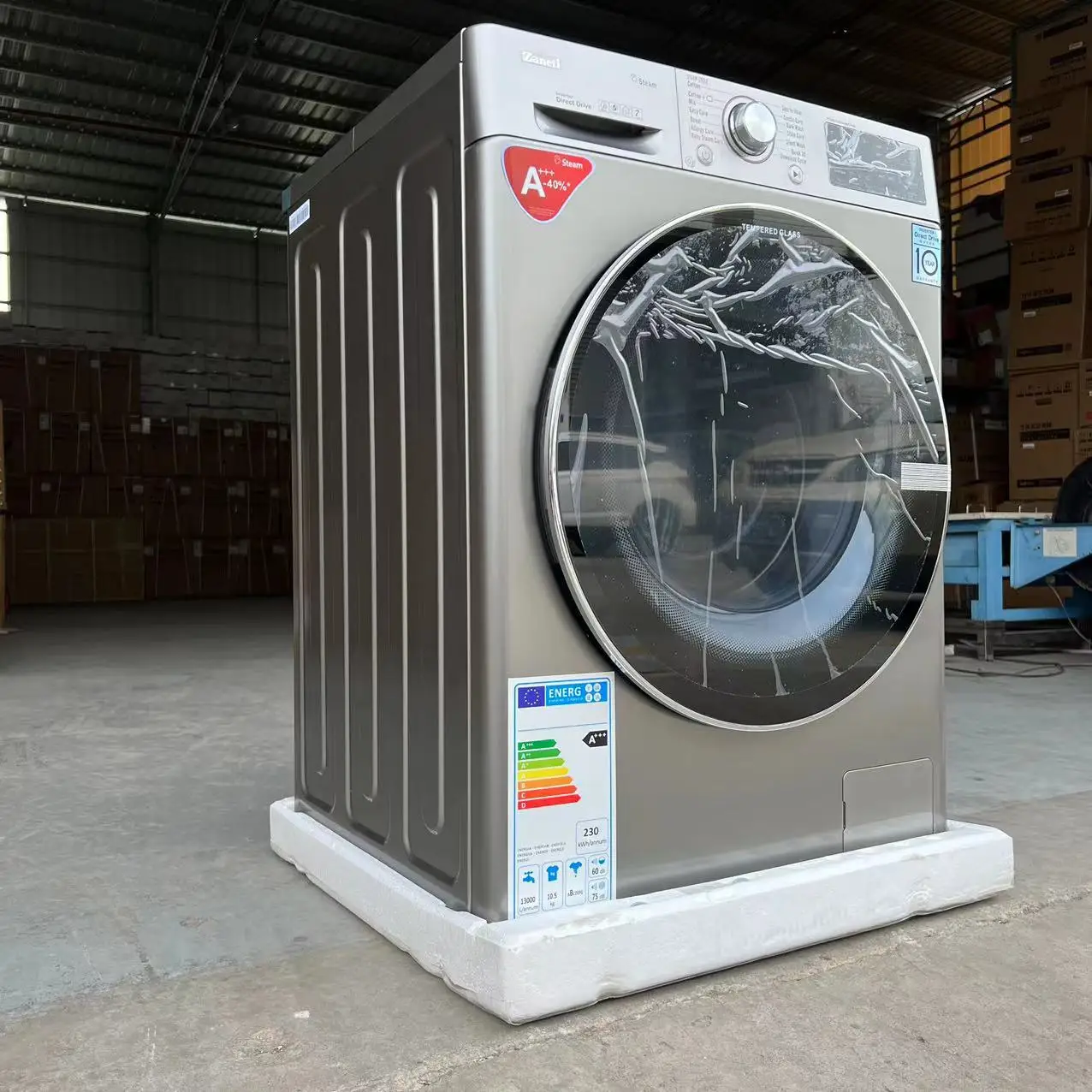 10.5kg Fully Automatic Electric Drying Washing Machine Single Tube Front-loaded Household Large Capacity Washing Machine