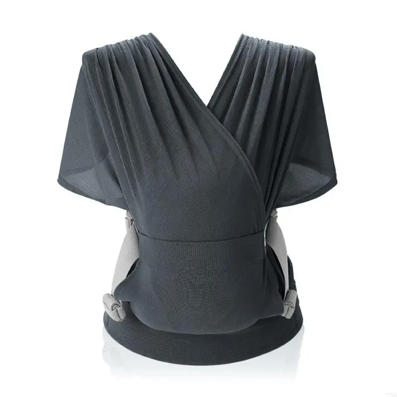 

770B Baby Wrap for Carrier Hassle-Free Moisture Wicking and Breathable Infant Sling Perfect for Newborn Babies up to 33 lbs