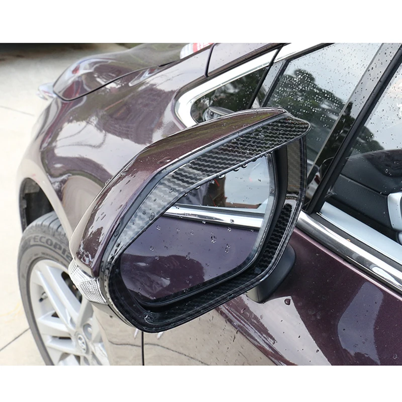 سيارة مرآة الرؤية الخلفية الحاجب غير نافذ للمطر حامي غطاء لتويوتا كورولا E210 2019 2020 2021 2022 2023 2024 2025 اكسسوارات #2