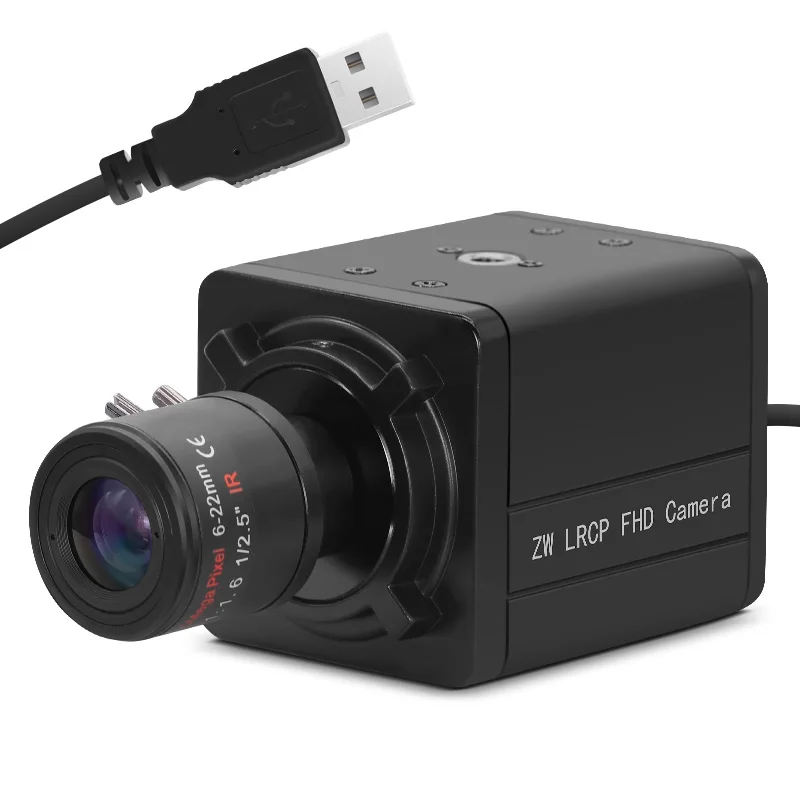 5600 PS5268 2MP 6-22mm M12 Manual Varifocal lens USB Webcam low light level 1080P CMOS 30fps UVC Mini HD Camera