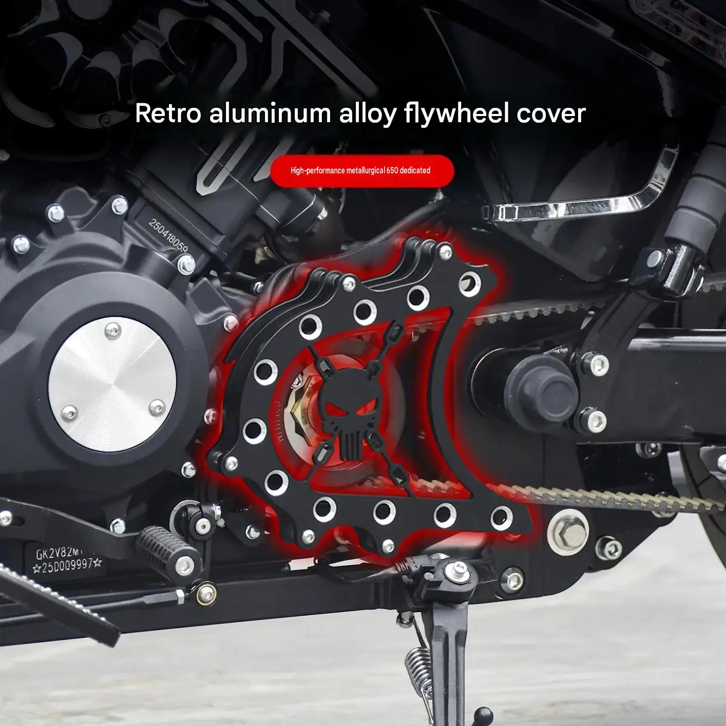For GAOKIN Thor650 Sprocket Decorative Protective Cover Precision Milling One-Piece Formed Resistant to Breakage Motorcycle Part