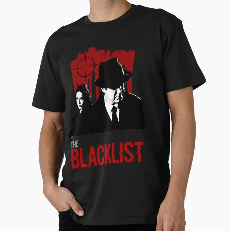 

The Blacklist-drawn Raymond Red Reddington Gift shirt for man 100% cotton Tv series Graphic Clothes All size Tops S-6XL
