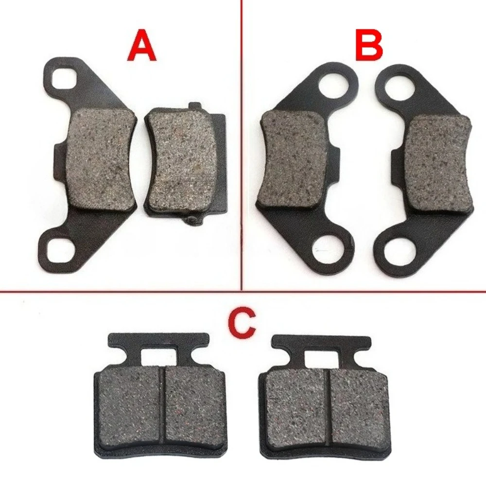 1 Pair Motorcycle Brakes Front/Rear Disc Brake Pads Shoes For 50cc 70cc 110cc 125cc 150cc ATV GO KART Taotao Suzuki Kawasaki