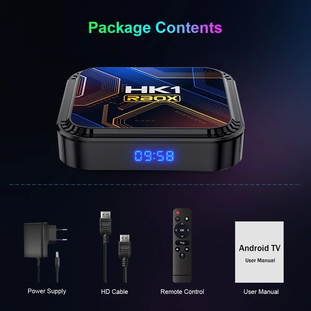 

Android 13 TV Box RK3528 With Voice Assistant TV Apps BT5.0 Dual Wifi 100LAN Support 8K Video 4K 3D Media player