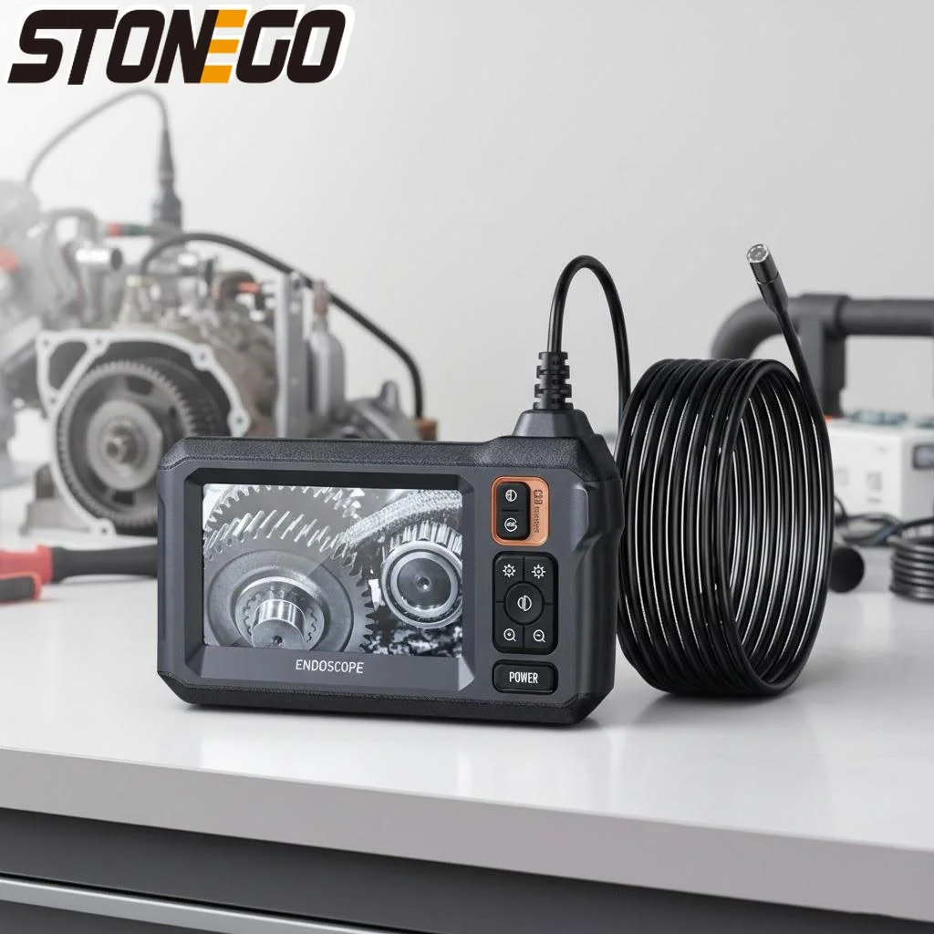 

1080P HD WiFi Endoscope 43 Inch Display Dual Head 1m 5m 10m Cable Options 2600mAh for Automotive Inspection