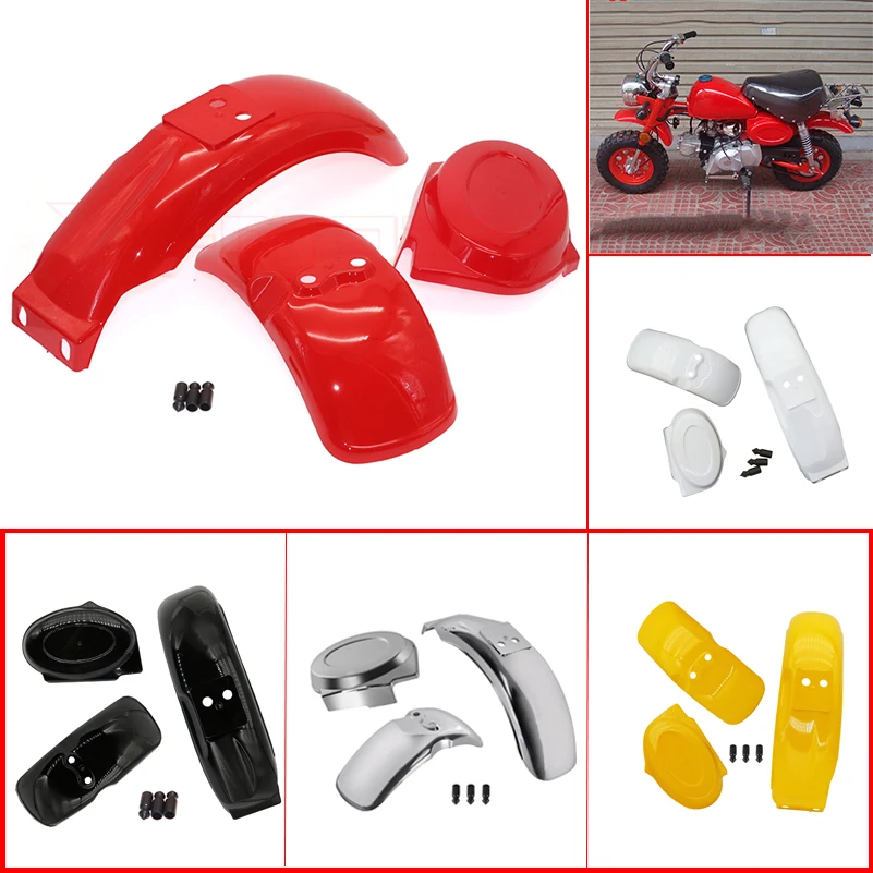 Plastic Motorcycle Bodywork Frame Body Frame Fender Kit Mud Guards for Honda Z50 Z50A Z50J Z50R Mini Trail Monkey Bike