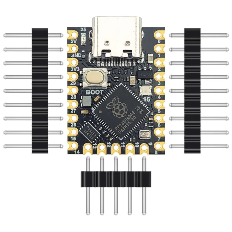 RP2350 Development Board Module for Raspberry Pi Zero MCU Dual Core 150MHz 520KB SRAM 2MB Flash UART I2C SPI PWM USB1.1 TYPE-C