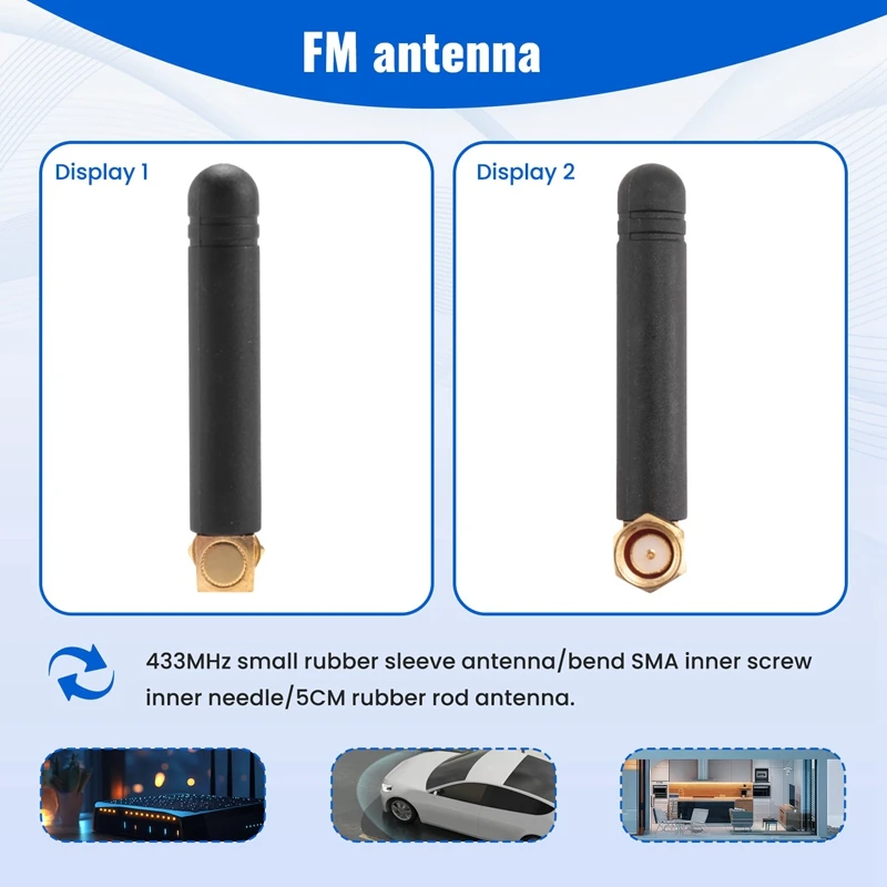 1Pc 2.4Ghz Antenna 3.5Dbi WIFI Aerial Bluetooth Zigbee Module SMA Male Right Angle Wholesale Price Modem External Antenna