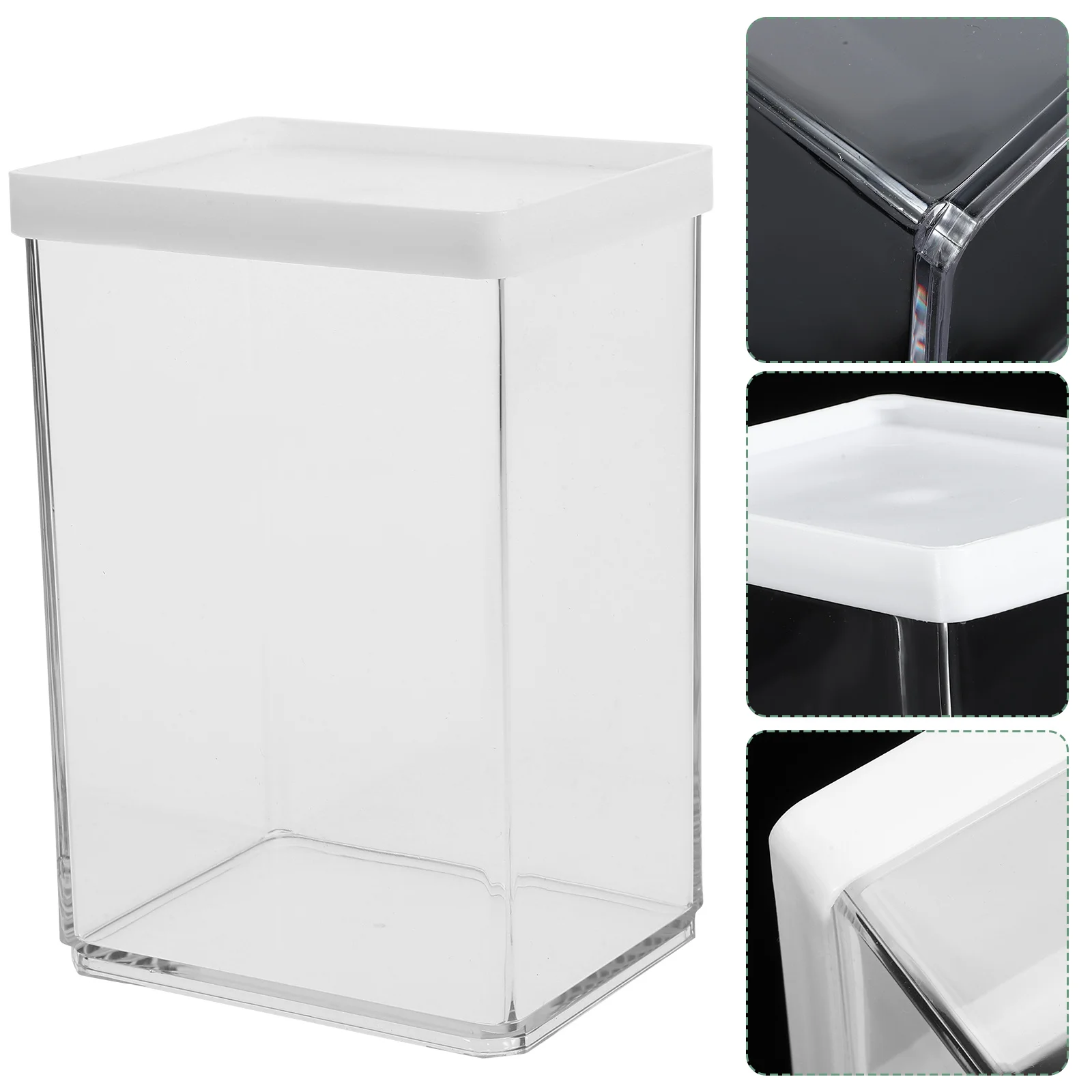 

900Ml Reusable Food Container For Refrigerator Airtight Fresh Preservation Box Clear Storage Case Fridge Organizing Kitchen