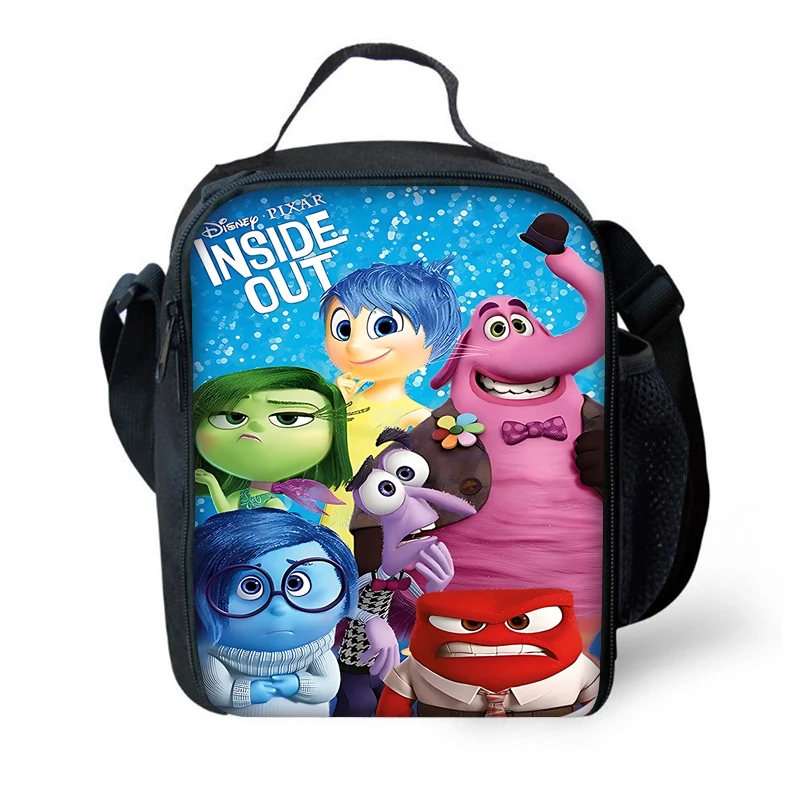 Anime Inside Out Child Insulated Large Capacity Bag for Boy and Girl Student Outdoor Picnic Resuable Thermal Cooler Lunch Box