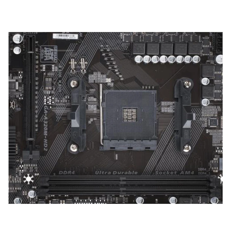 Soquete Mainboard Desktop para AMD A320, SATA III, USB 3.0, GA-A320M-HD2, AM4, DDR4, 32GB