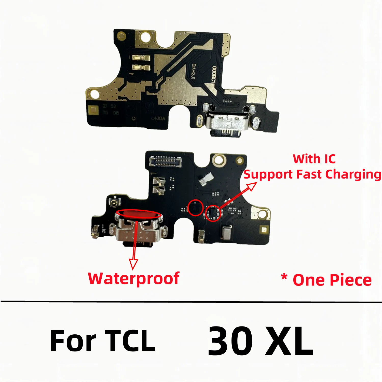شاحن USB موصل هيكلي مجلس شحن ميناء الكابلات المرنة ل TCL 30 XL