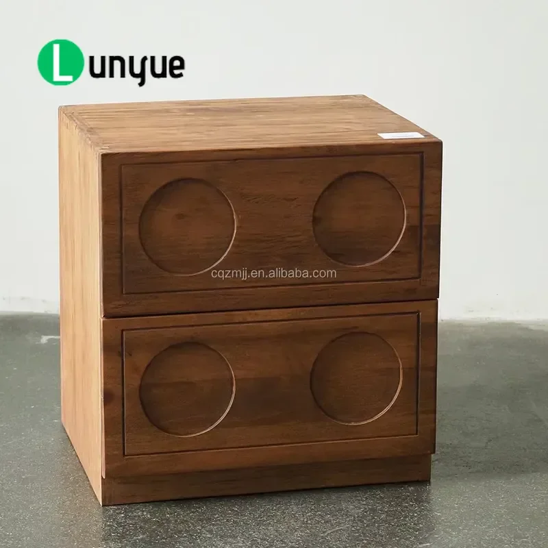 Luxury Traditional Natural Solid Wood Handmade Eco Friendly Large Capacity Storage Elegant Display Furniture For Family Villa