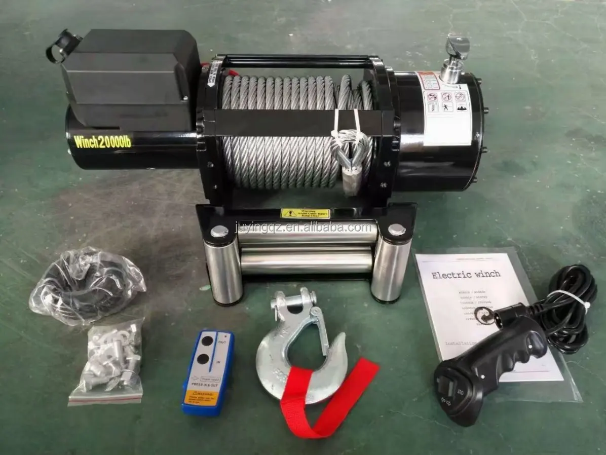 2000 Pfund -12000 Pfund tragbare Elektroauto-Winde