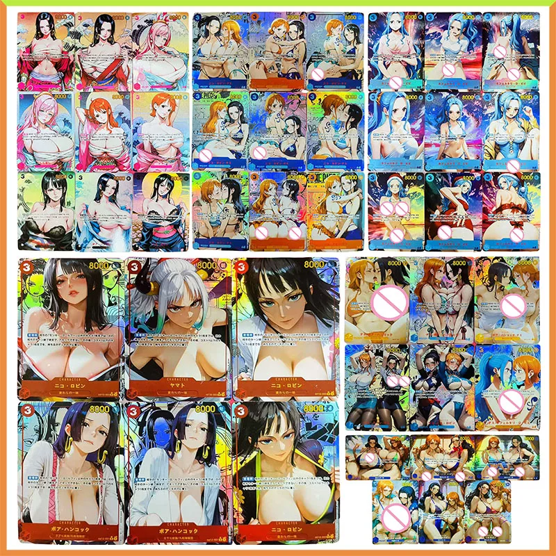 

Аниме ONE PIECE DIY ACG сексуальная преломляющая коллекционная карта Nami Vivi Robin Hancock Yamato Shirahoshi игрушки для мальчика подарок на день рождения