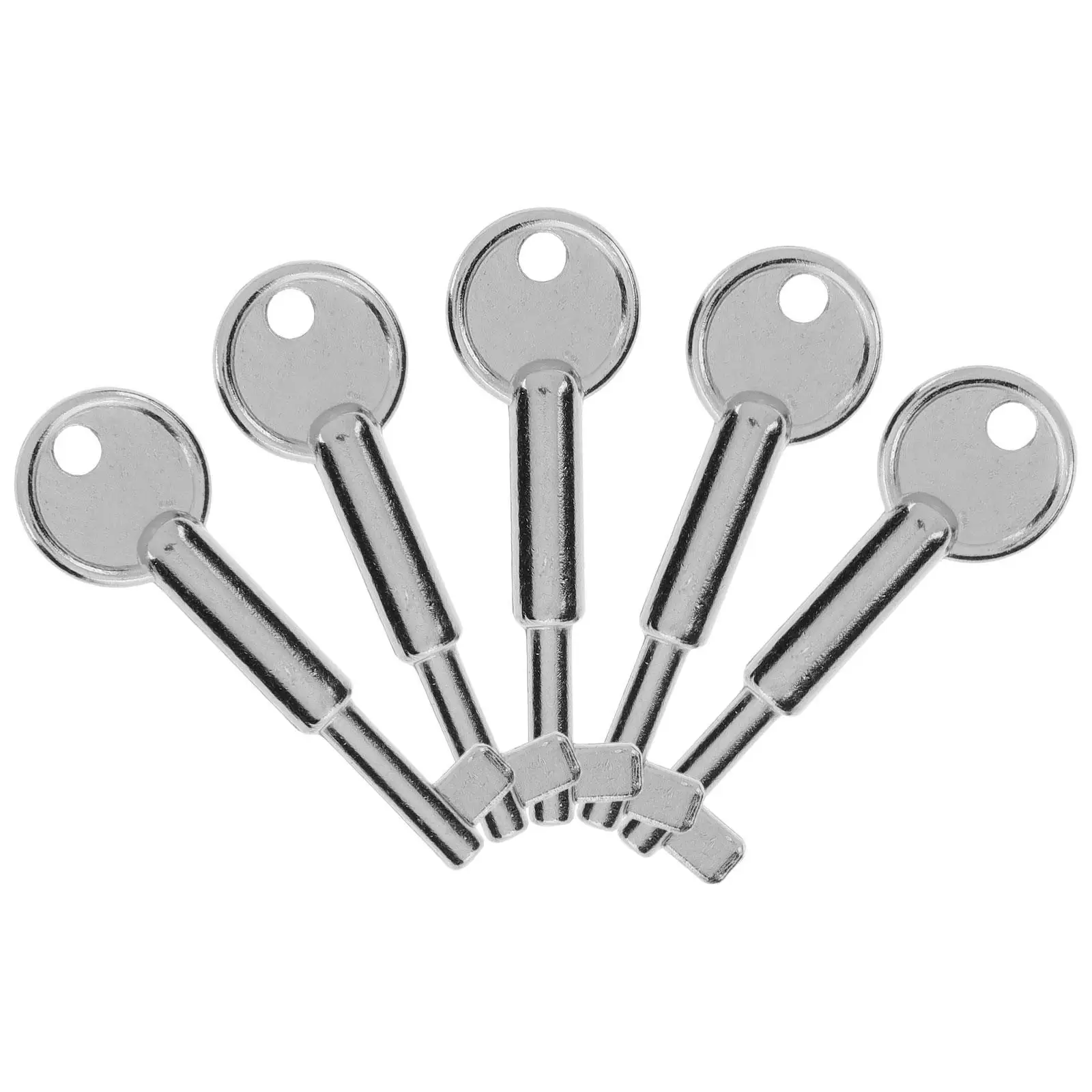 5pcs Emergency Button Switch Material Reset Keys Different Safe Metal Keys Replacement Stop Button