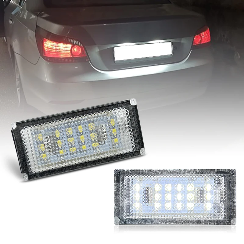 

2 шт. для BMW 3 серии E46 M3 2-дверный купе 2004-2006 белый светодиодный светильник номерного знака