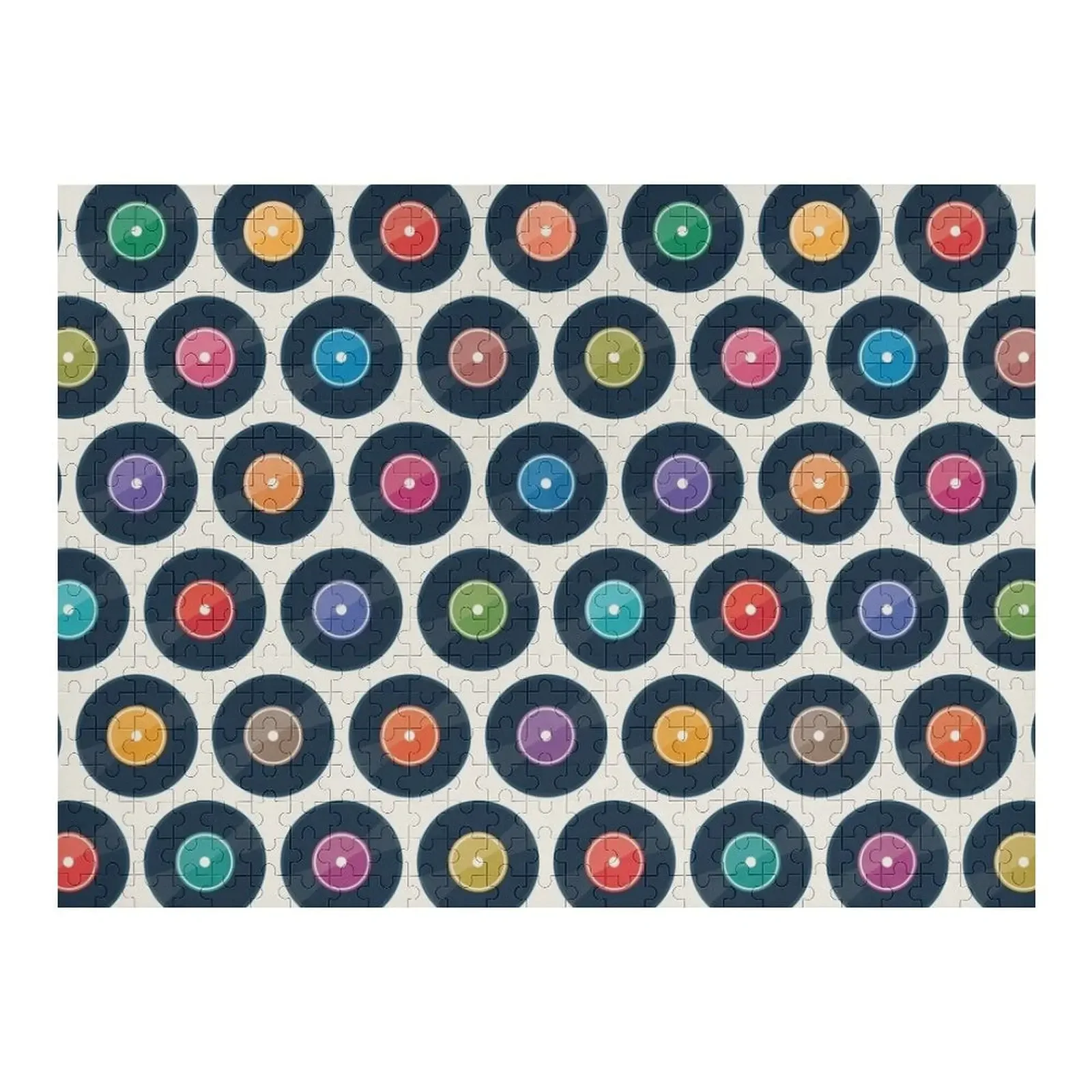 

Vinyl Record Collection Jigsaw Puzzle Personalize Custom Wood With Personalized Photo Puzzle