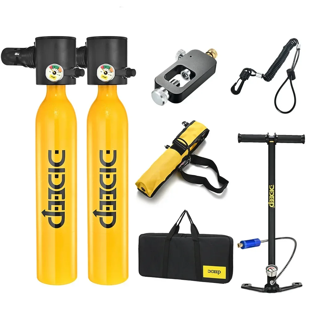 

Portable Underwater 0.5L Double Mini Scuba Diving Tank Dive With Air Tank Prof Diving Equipment