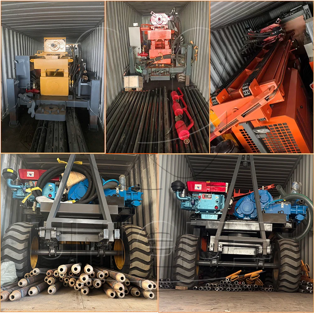 200m Depth Portable Borehole Drilling Rig China Supplier Diesel Mobile Trailer Water Well Drilling Rig for Farm Irrigation Use