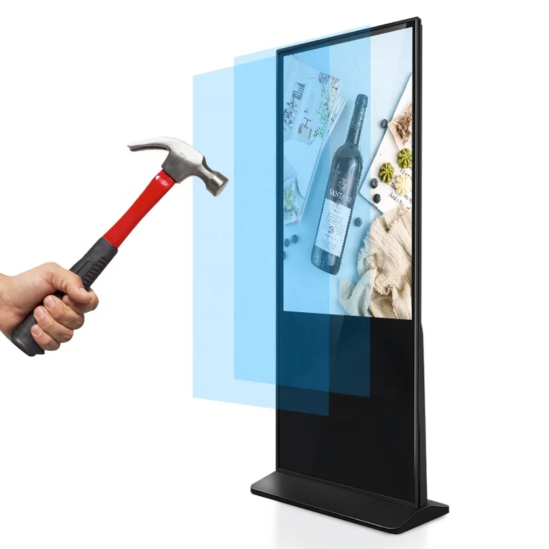 

Portable LCD Led Digital Signage Indoor Semi Outdoor Floor Stand Advertising Display Kiosk Touch Screen Interactive Kiosk Totem