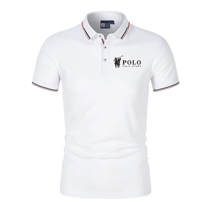 Men's Premium Summer Polo Shirt 2026 Quick Dry Breathable Short Sleeve Business Casual Golf Shirt for Work & Sports